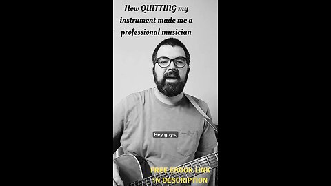 How Quitting my Instrument Made me a Professional Musician