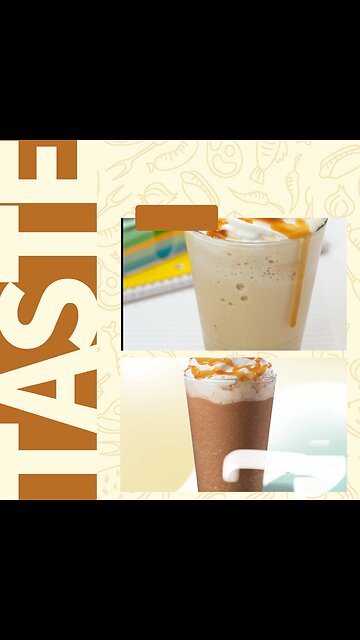 Caramel banana Frappe!!