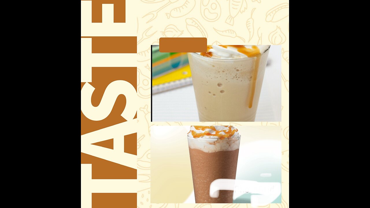 Caramel banana Frappe!!