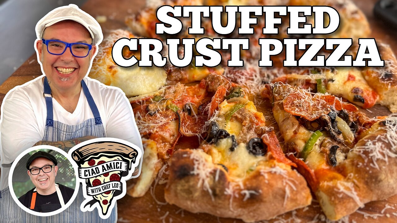 Stuffed Crust Pizza with Chef Leo | Blackstone Griddles