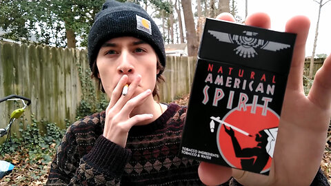Smoking an American Spirit Black Cigarette - Review (2021)