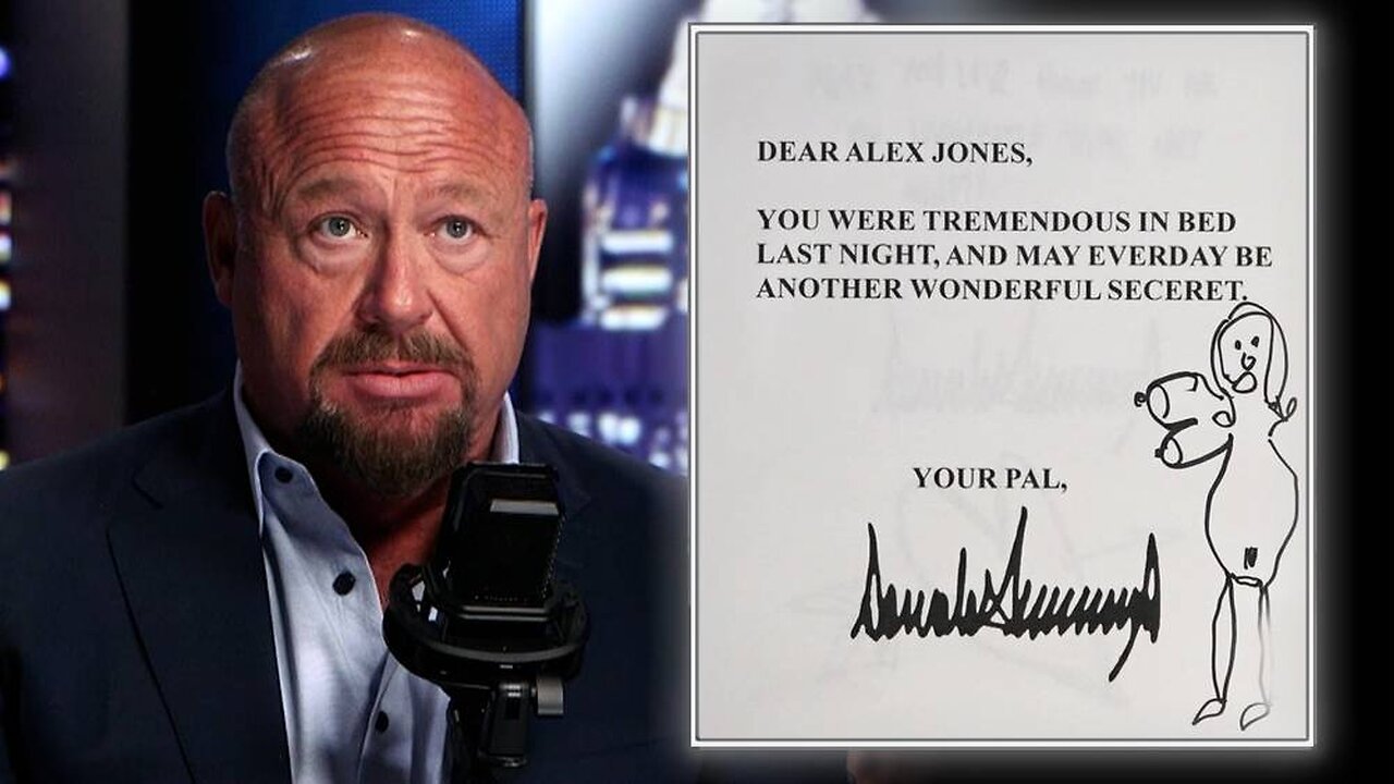 Alex Jones Releases New Trump Letters Exclusively On-Air- Viewer Discretion Is Advised!