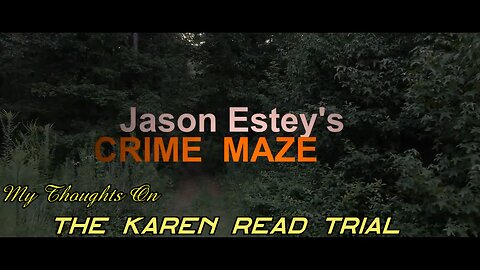 (CRIME MAZE 10) My thoughts on the Karen Read case