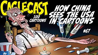 How China Sees the USA in Political Cartoons! A Lively Cartoonist Show & Discussion! - 100 Cartoons!