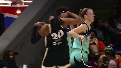 😂 FLOP by Sabrina Ionescu MOCKED by Brittney Sykes | New York Liberty WNBA women's basketball