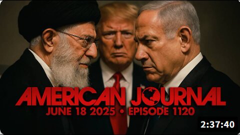 The American Journal: Khamenei Vows To “Never” Surrender, Threatens “Irreparable Harm” If US Enters Conflict “Militarily” & Prepares Missiles For Strikes On American Bases - FULL SHOW - 06/18/2025