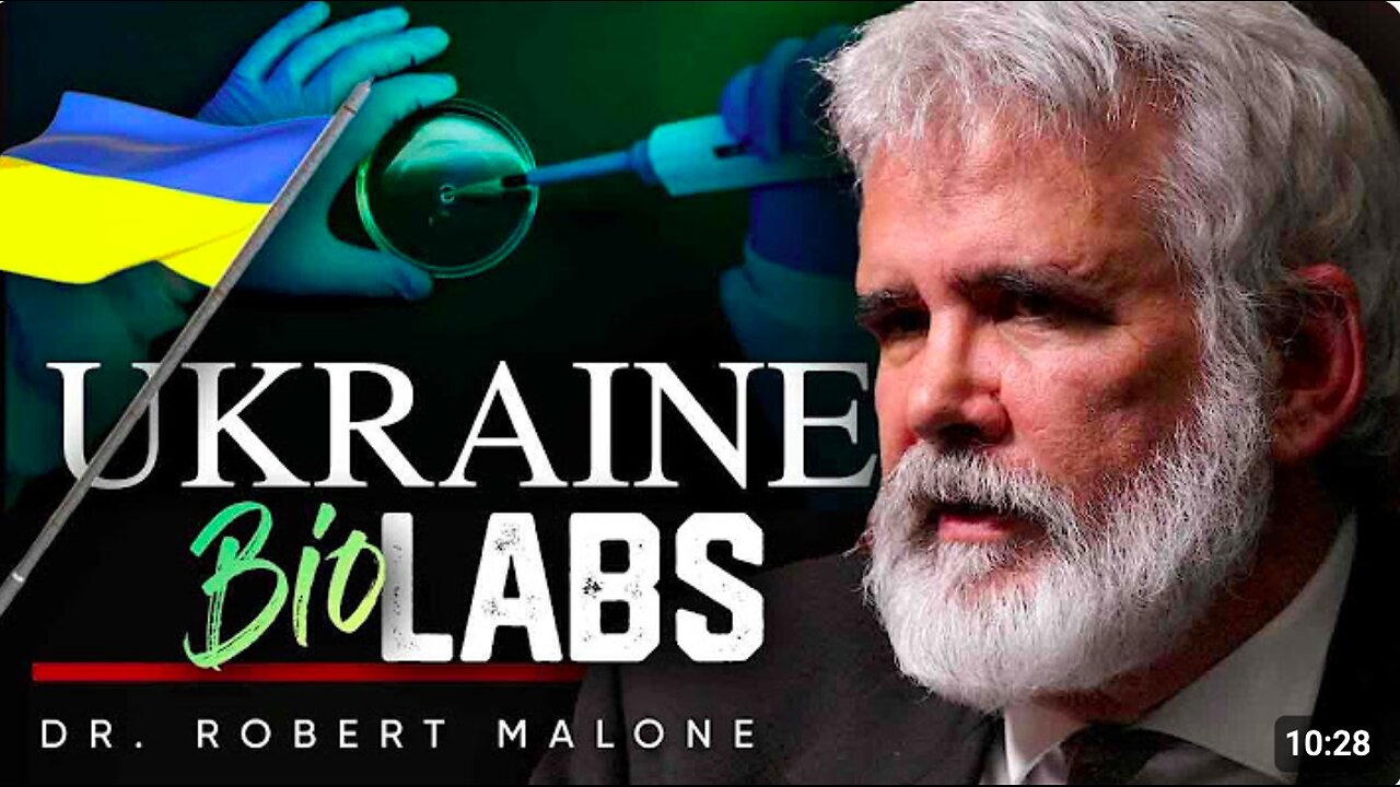 Why Talking About Ukraine’s Biolabs Gets You Censored - Dr Robert Malone