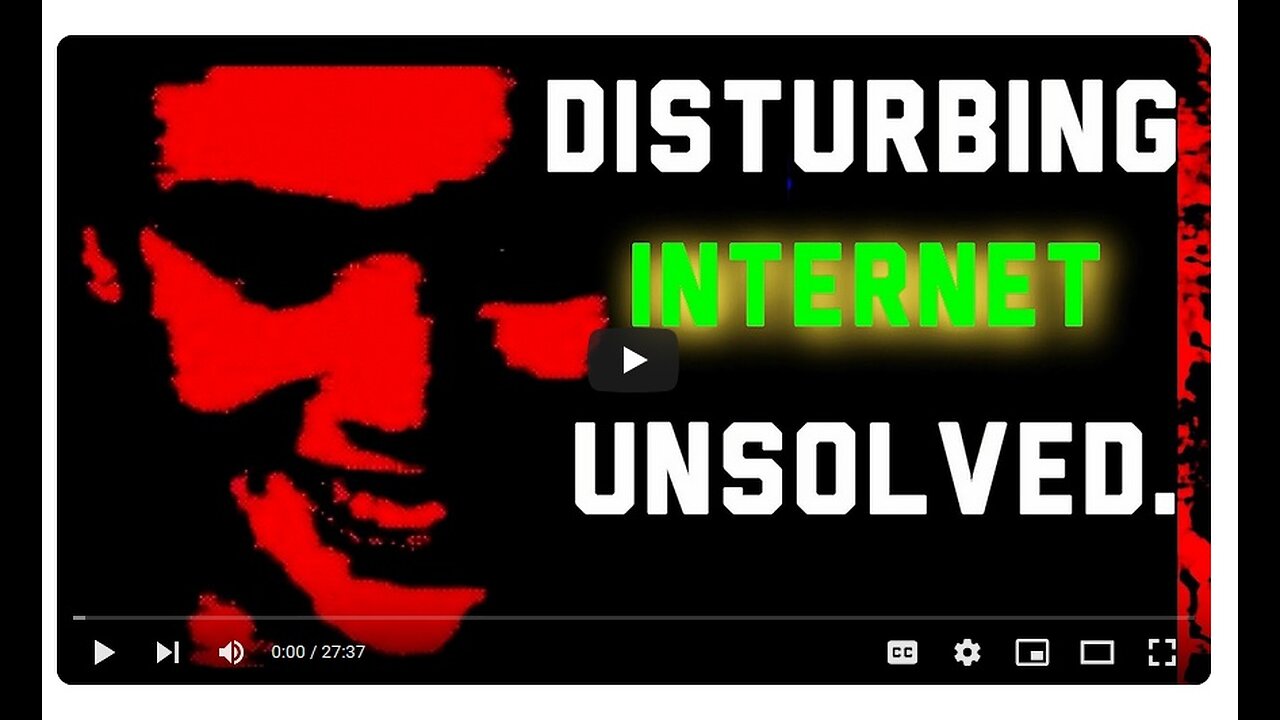 5 Creepy Internet Mysteries That Disturb Me..