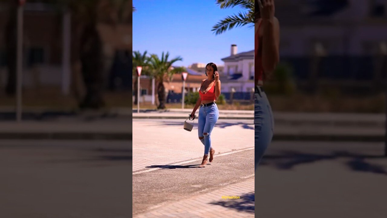 I went out again today wearing jeans #style #highheels #walking