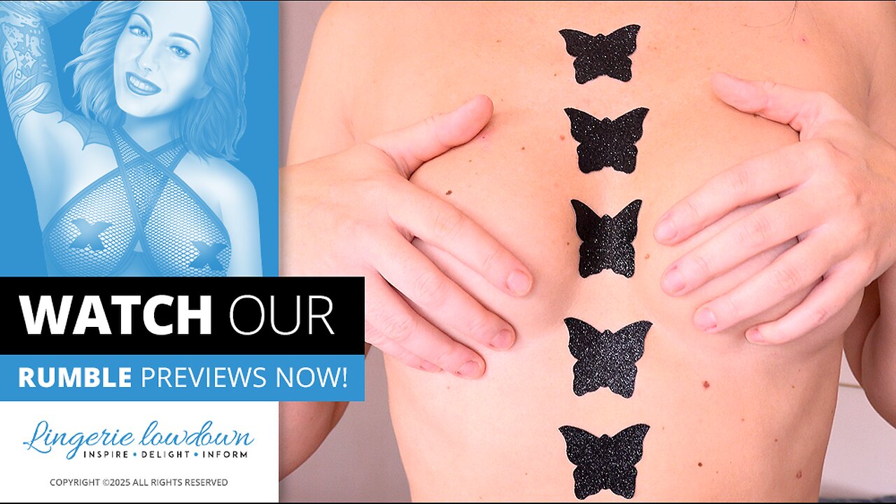 Sophia Smith : Neva Nude Black Malice glitter butterfly body stickers [PREVIEW]