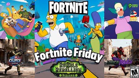 Fortnite Friday Time! Rumble Rebellion Discords Weekly Event is Here again!