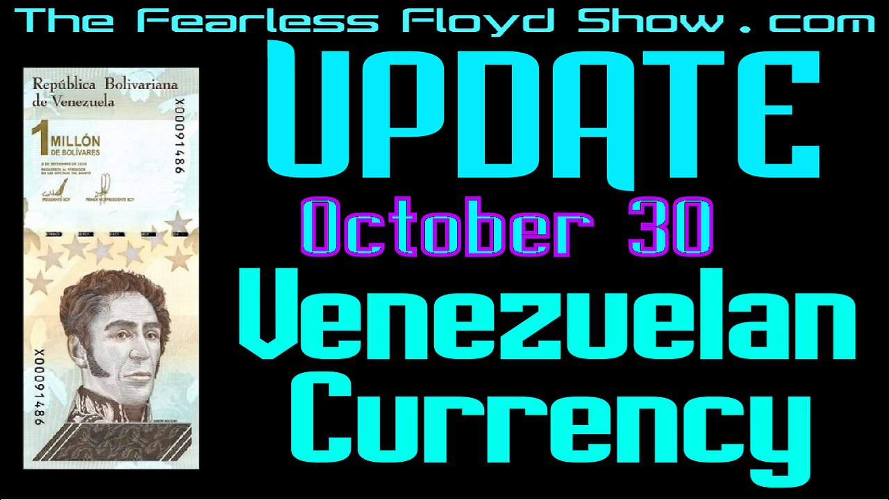 VENEZUELA UPDATE: 10-30-25 [YOU TUBE REMOVED THIS VIDEO]