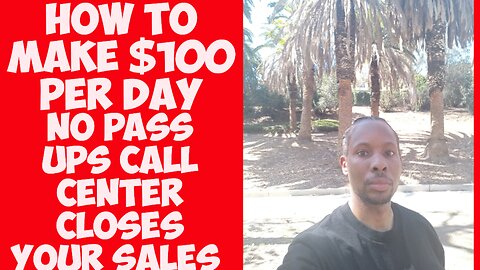 🚨AFFILIATE MARKETING FOR 2025: ⛔️HOW TO MAKE $100 PER DAY( NO PASS UPS CALL CENTER CLOSES YOUR SALES