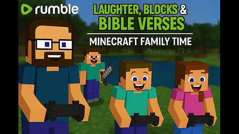Laughter, Blocks & Bible Verses 🧒👧 | Minecraft Family Time