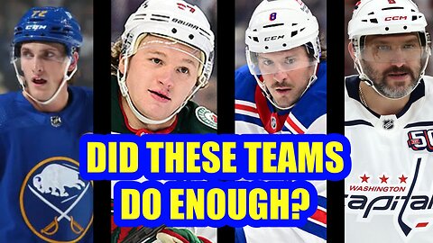 Did these NHL Teams Improve enough this Offseason? | NHL Bar Talk