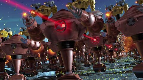 Toy Story 2 Zurgbots Being Hit by Lasers