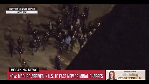 Nicolas Maduro Walked into NYC DEA Building Surrounded by Federal Agents