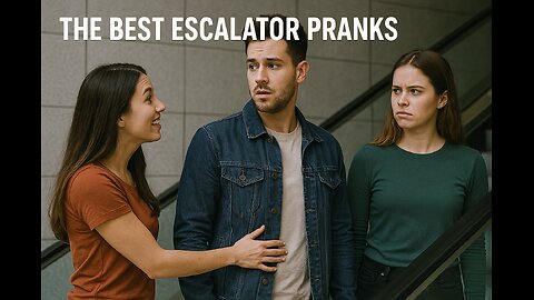 THE BEST ESCALATOR PRANKS*COUPLES REACTIONS