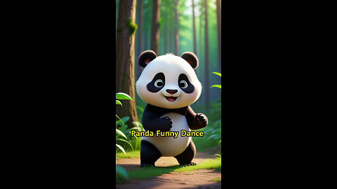 Funny Panda Dance 🐼 #Cartoon #shorts #youtubeshorts