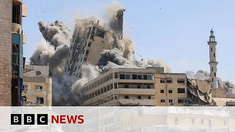 Israeli strikes target Gaza City high-rise buildings