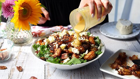 Southern Salad With Sweet Potato And Blackened Shrimp