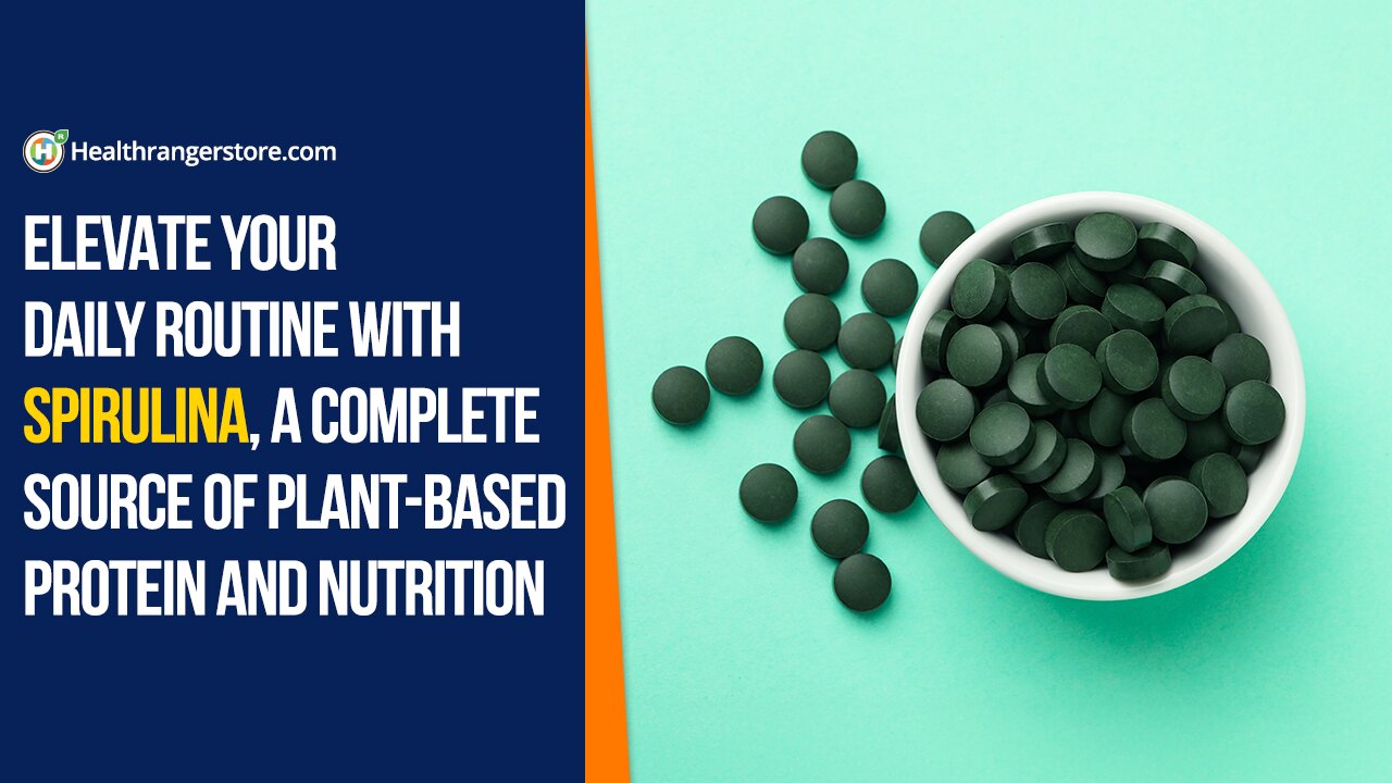 Elevate your daily routine with Spirulina, a complete source of plant-based protein and nutrition