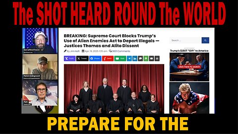 Dave - Mark & ​​Patriot Underground - Discussing the Emerging Constitutional Crisis - White House Communications Office Points to Possible Invocation of the Sedition Act & More..