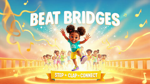 Beat Bridges (Kids Dance Song) | Step-Clap Line