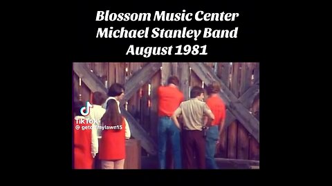 Blossom Music center, Mike Stanley band August 1981