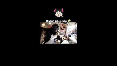 Bigfoot tells joke