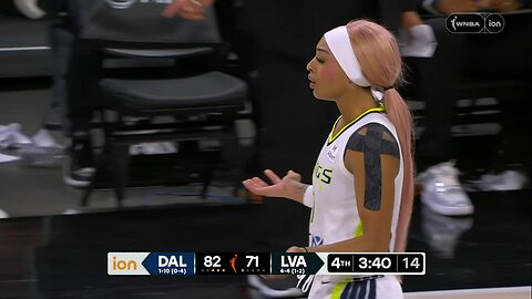👀 DiJonai Carrington ELBOWS Jewell Loyd in FACE | Dallas Wings WNBA women's basketball #shorts #wnba