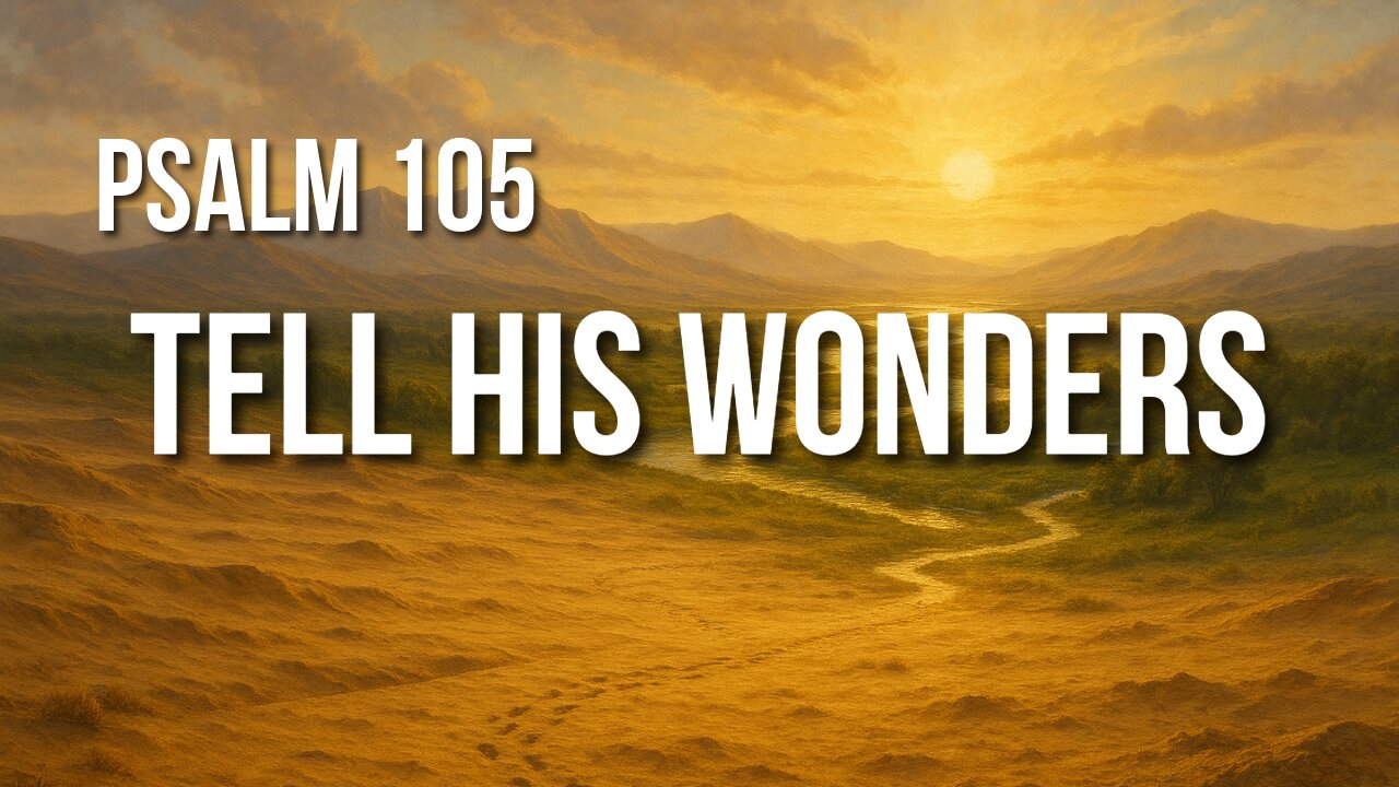 Psalm 105 – From Abraham to Moses: A Song of God’s Unbreakable Word