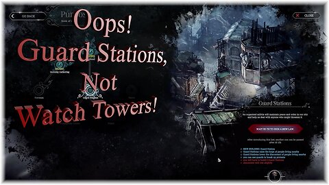 Oops! Guard Stations, Not Watch Towers! / Frostpunk 1 R2 E2