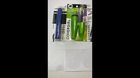 Mini-Vlog: Stop & Shop: Women’s Mixed Lot of 5: CoverGirl Makeup: Mascara, Liner, Lips & Foundation