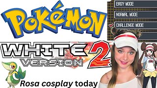 🤍CHALLENGE MODE in Rosa Cosplay Pokemon White 2 Playthrough | Voice Acting | 7th Gym