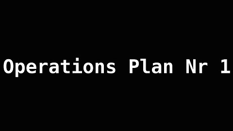 Operations Plan Nr 1