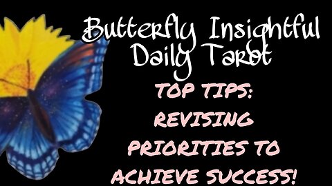 TOP TIPS ON REVISING PRIORITIES TO ACHIEVE SUCCESS! #tarotreading #successmindset #tarot #shorts