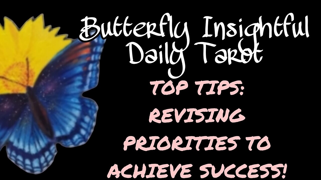 TOP TIPS ON REVISING PRIORITIES TO ACHIEVE SUCCESS! #tarotreading #successmindset #tarot #shorts