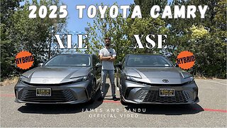 2025 Camry XSE vs XLE. More luxurious or more sporty?