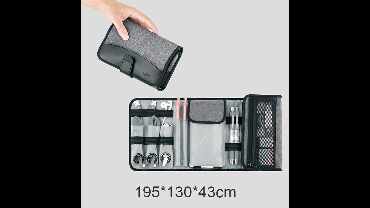 Portable Travel Electronic Organizers for Your Cables & Cords