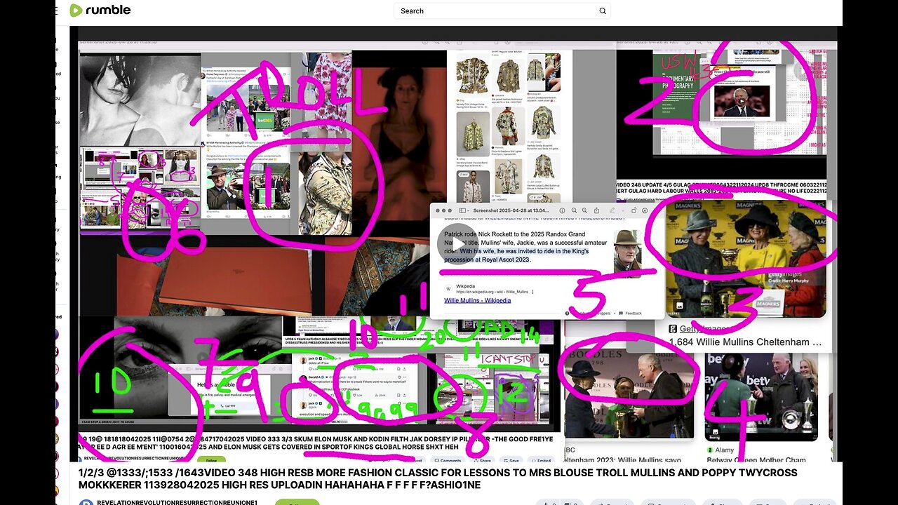 2/3/4/5@(1022-1101/1109) 120529042025 VIDEO 349 LOW RES A TROLL MULLINS WAG FILTH TROLL -HOWR UR ROYAL CONNECTIONS DFG THIS IS A DISASTERER