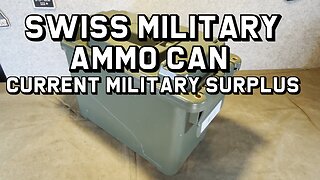 Swiss Military Ammo Can - Current Military Surplus
