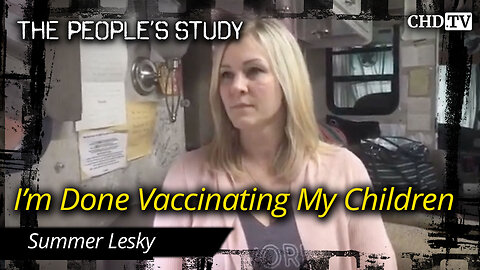 I'm Done Vaccinating My Children
