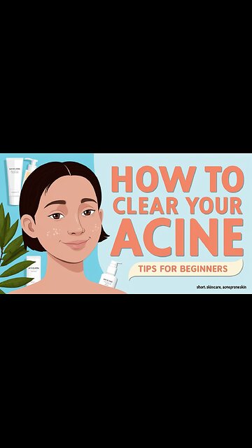 How To CLEAR your ACNE (Tips for Beginners) #shorts #skincare #acne #acneproneskin