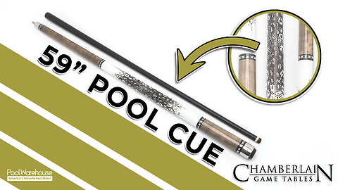 NEW! 59″ 2-Piece Maple & Fiberglass Pool Cue From Chamberlain | Pool Warehouse