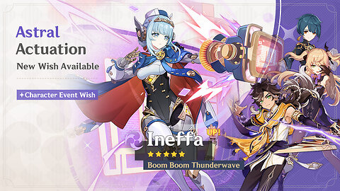 Genshin Impact Version 5.8 Sunspray Summer Resort BannerGameplay Ineffa,Citlali