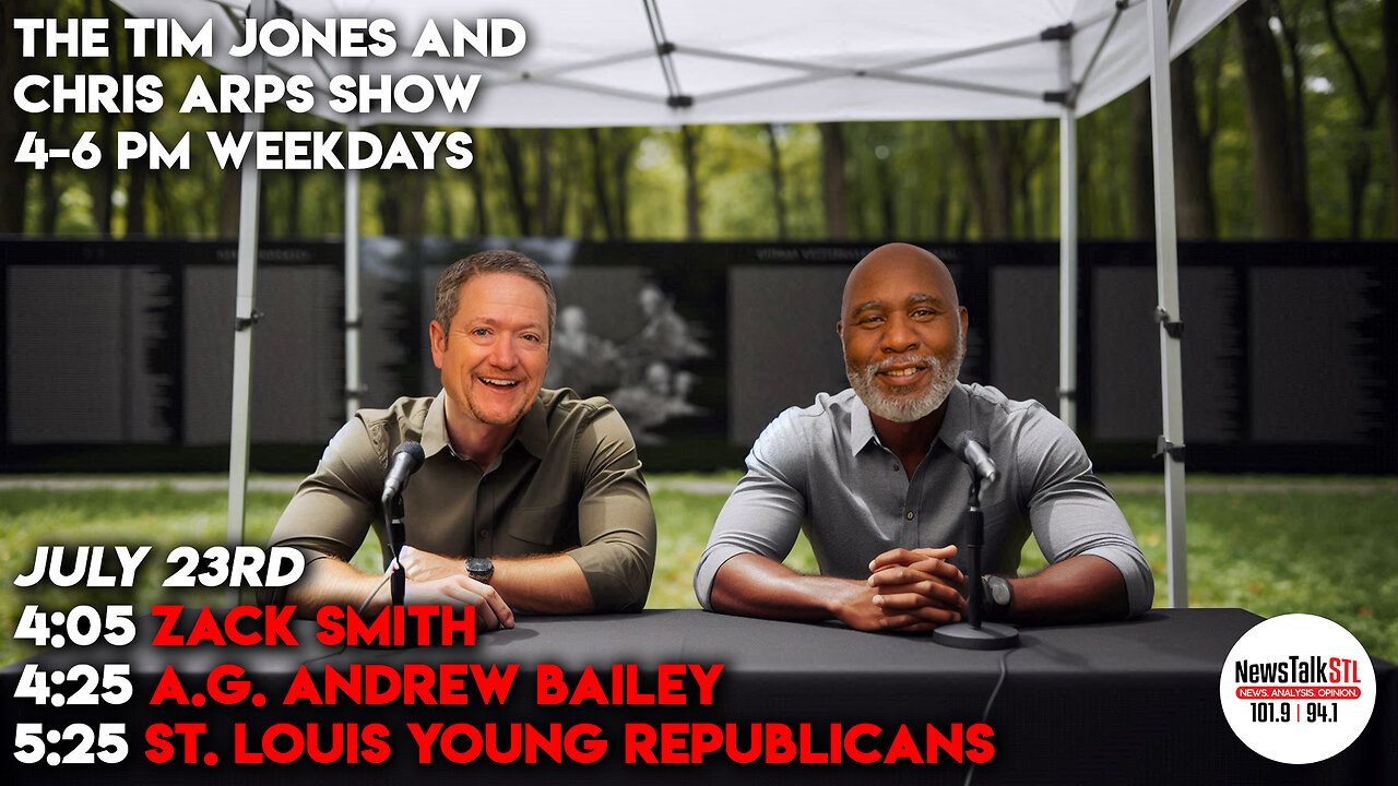 The Tim Jones and Chris Arps Show 07.23.2025 Zack Smith | AG Bailey | Catanzaro