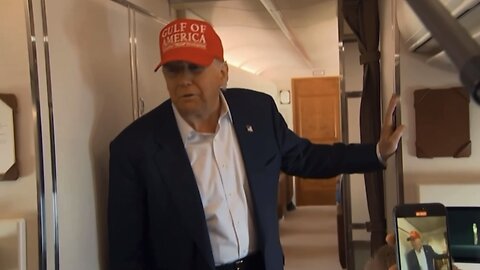 President Trump Takes Questions Aboard AF1