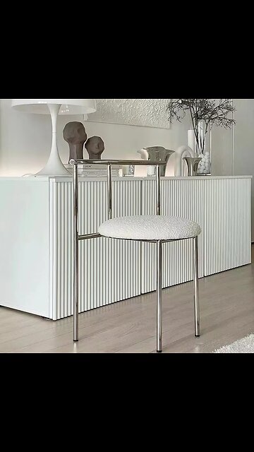 Household Metal Craft Stainless Steel Living Room Chair