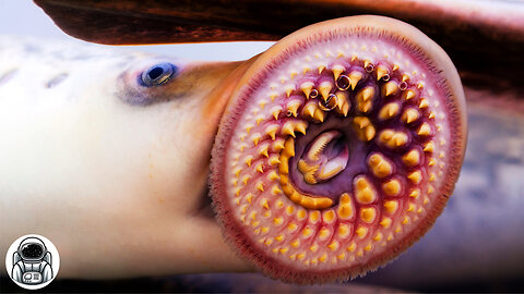 😱 Lampreys – The Real-Life Vampire Fish! 🩸 Shocking Animal Facts!